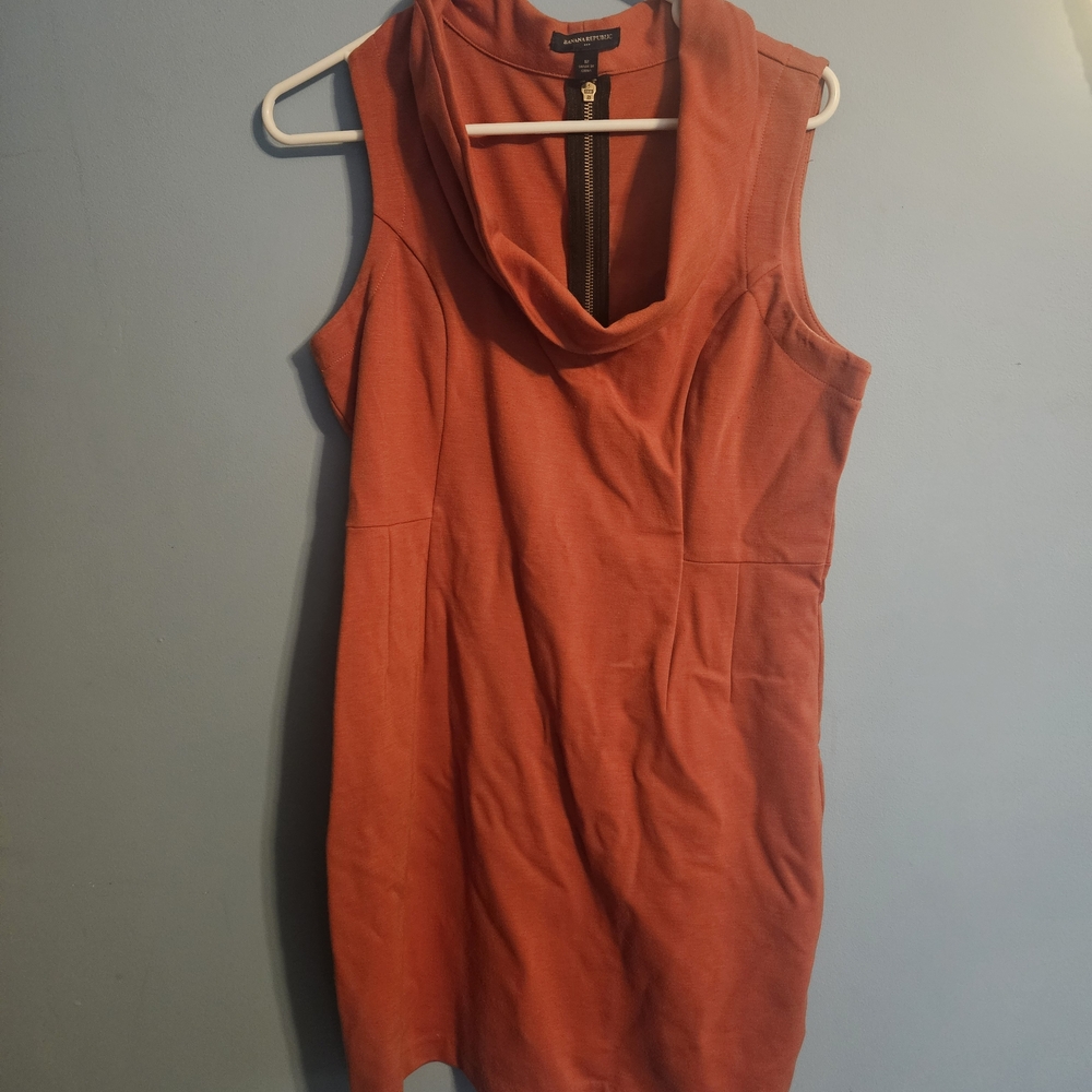 Banana Republic Rust Sleeveless Dress